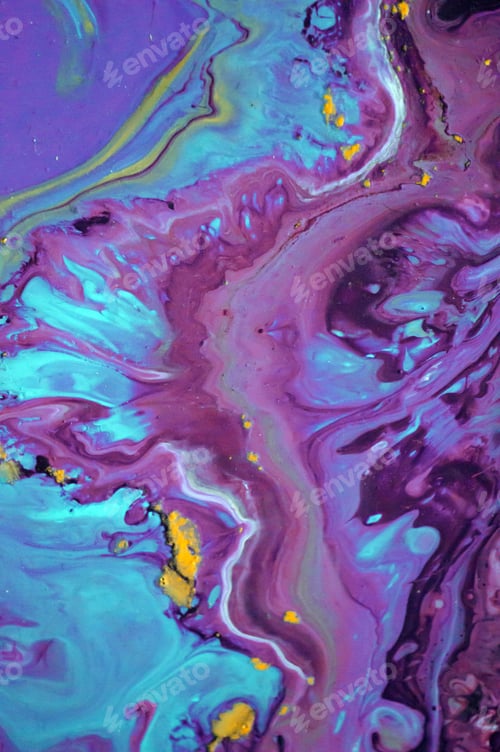 Preview: Marbling. Marble Texture. Paint Splash. Colorful Fluid. Abstract Colored Background. Raster