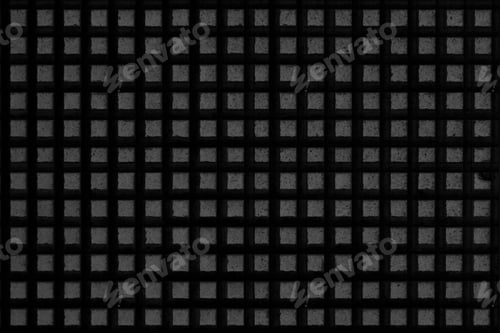 Preview: Black Abstract Image. Old Metal Gate. Grunge Background