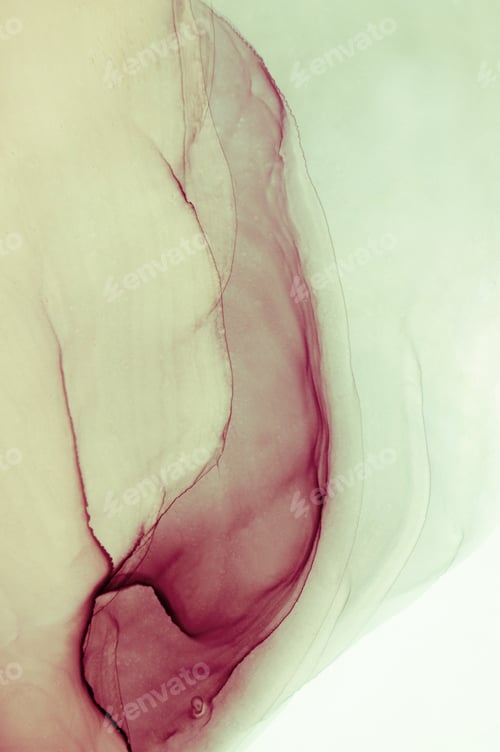 Preview: Ink Colors Are Amazingly Bright, Luminous, Translucent, Free-Flowing, And Dry Quickly. Abstract