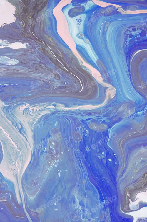 Preview: Acrylic, Paint, Abstract. Closeup Of The Painting. Colorful Abstract Painting Background