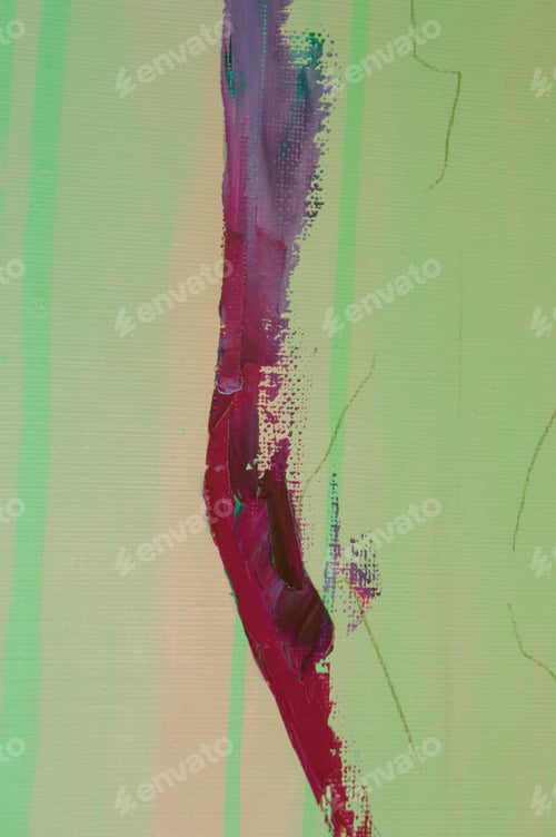 Preview: Fragment Of Multicolored Texture Painting. Abstract Art Background. Oil On Canvas. Rough