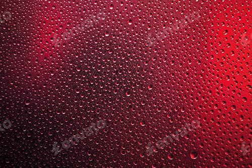 Preview: Water Drops On Red