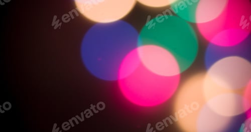 Preview: Lights Blurred Bokeh Background From Christmas Night Party For Your Design
