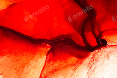 Preview: Ink, Paint, Abstract. Closeup Of The Painting. Colorful Abstract Painting Background
