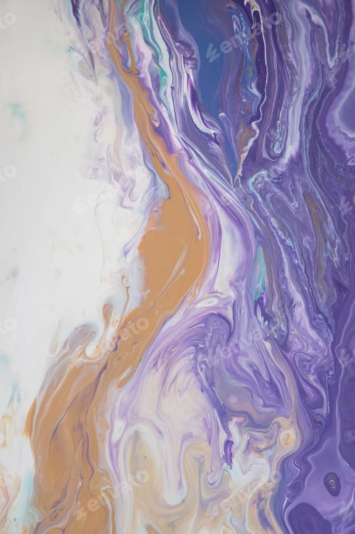 Preview: Acrylic, Paint, Abstract. Closeup Of The Painting. Colorful Abstract Painting Background