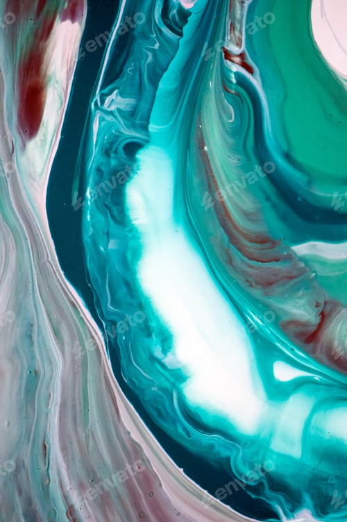 Preview: Acrylic, Paint, Abstract. Closeup Of The Painting. Colorful Abstract Painting Background