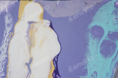Preview: Acrylic, Paint, Abstract. Closeup Of The Painting. Colorful Abstract Painting Background