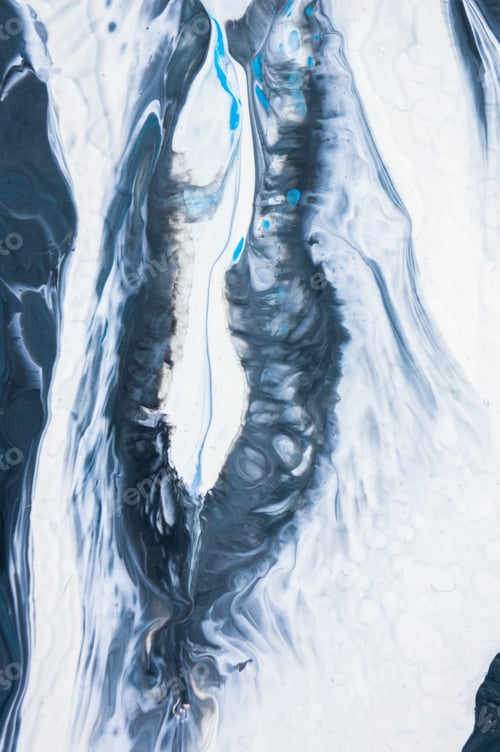 Vista previa: Acrylic, Paint, Abstract. Closeup Of The Painting. Colorful Abstract Painting Background