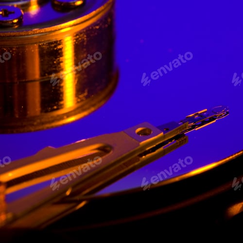 Preview: Close Up View Of The Detail Of Hdd