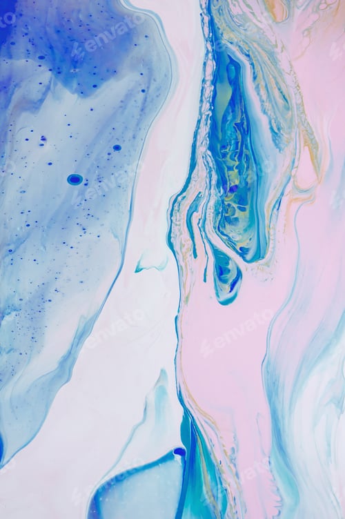 Preview: Acrylic, Paint, Abstract. Closeup Of The Painting. Colorful Abstract Painting Background