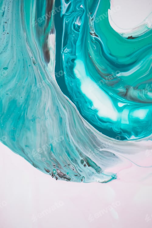 Preview: Acrylic, Paint, Abstract. Closeup Of The Painting. Colorful Abstract Painting Background
