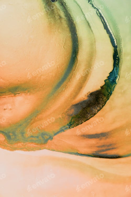 Preview: Ink, Paint, Abstract. Closeup Of The Painting. Colorful Abstract Painting Background