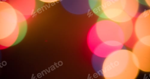 Preview: Lights Blurred Bokeh Background From Christmas Night Party For Your Design