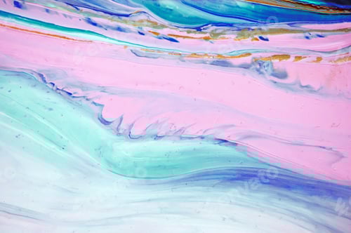 Preview: Acrylic, Paint, Abstract. Closeup Of The Painting. Colorful Abstract Painting Background