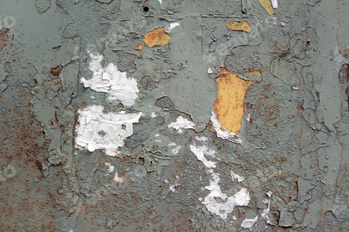Preview: Old Grey Wall Background. Rust Texture