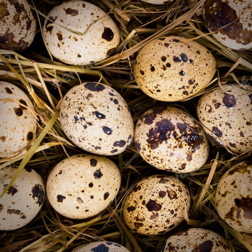 Preview: Quail Eggs In A Nest, Background