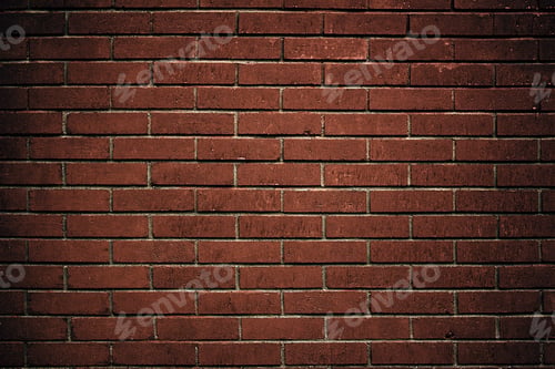 Preview: Red Brick Wall. Grunge Background