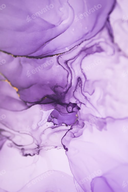 Preview: Ink, Paint, Abstract. Closeup Of The Painting. Colorful Abstract Painting Background