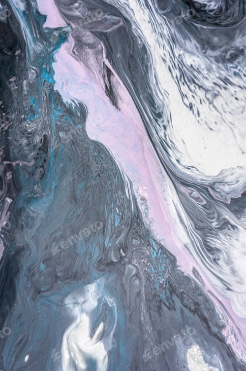 Preview: Acrylic, Paint, Abstract. Closeup Of The Painting. Colorful Abstract Painting Background