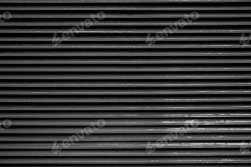 Preview: Old Black Grunge Background. Striped Wallpaper. Metal Wall