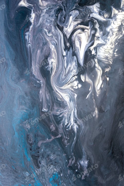 Preview: Acrylic, Paint, Abstract. Closeup Of The Painting. Colorful Abstract Painting Background