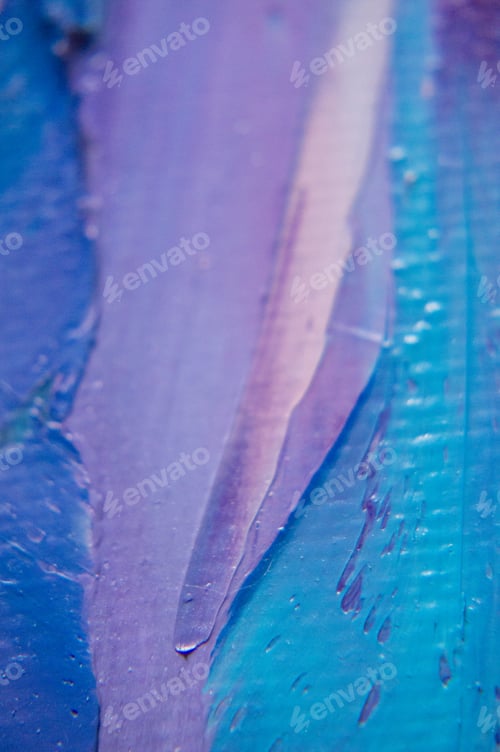 Preview: Abstract Texture of Blue and Purple Paint