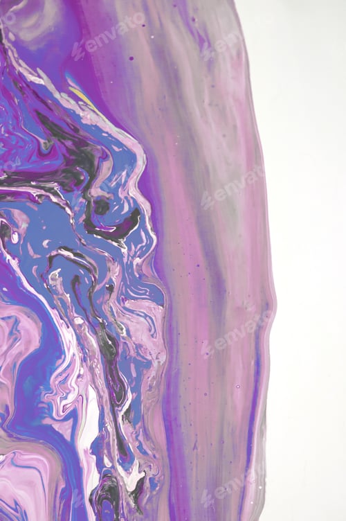 Preview: Acrylic, Paint, Abstract. Closeup Of The Painting. Colorful Abstract Painting Background