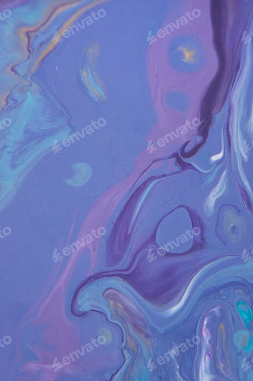 Preview: Acrylic, Paint, Abstract. Closeup Of The Painting. Colorful Abstract Painting Background