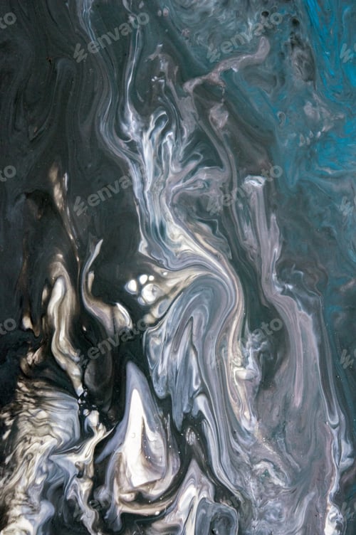 Preview: Acrylic, Paint, Abstract. Closeup Of The Painting. Colorful Abstract Painting Background