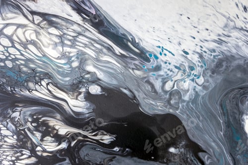 Preview: Acrylic, Paint, Abstract. Closeup Of The Painting. Colorful Abstract Painting Background
