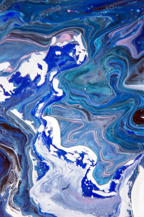 Preview: Acrylic, Paint, Abstract. Closeup Of The Painting. Colorful Abstract Painting Background