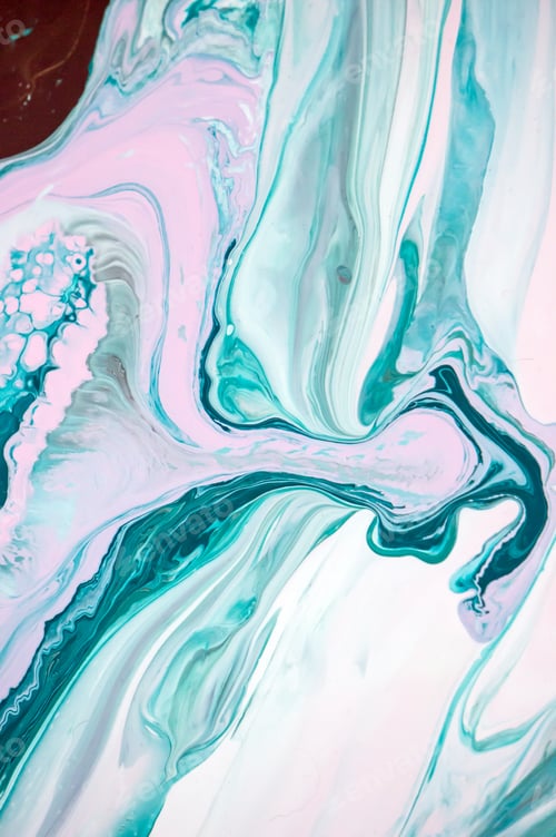 Preview: Acrylic, Paint, Abstract. Closeup Of The Painting. Colorful Abstract Painting Background