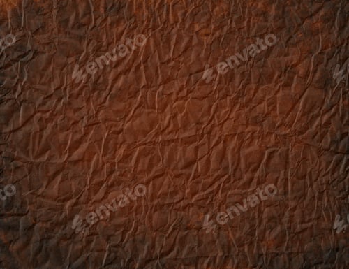 Preview: Brown Crumpled Paper. Vintage Paper Background