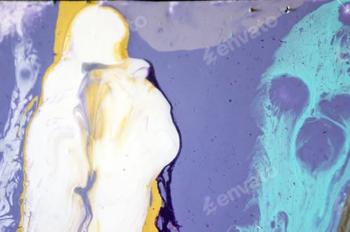 Preview: Acrylic, Paint, Abstract. Closeup Of The Painting. Colorful Abstract Painting Background