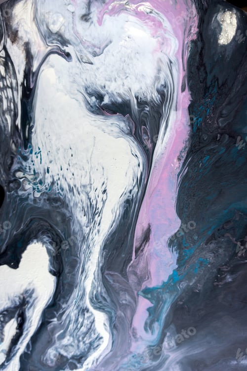 Preview: Acrylic, Paint, Abstract. Closeup Of The Painting. Colorful Abstract Painting Background