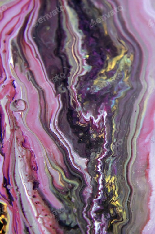 Preview: Marbling. Marble Texture. Paint Splash. Colorful Fluid. Abstract Colored Background. Raster