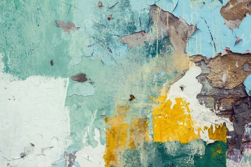 Preview: Old Colorful Paint On Conrete Wall