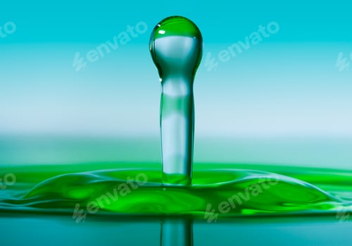 Preview: Falling Drop Splashing Into Water