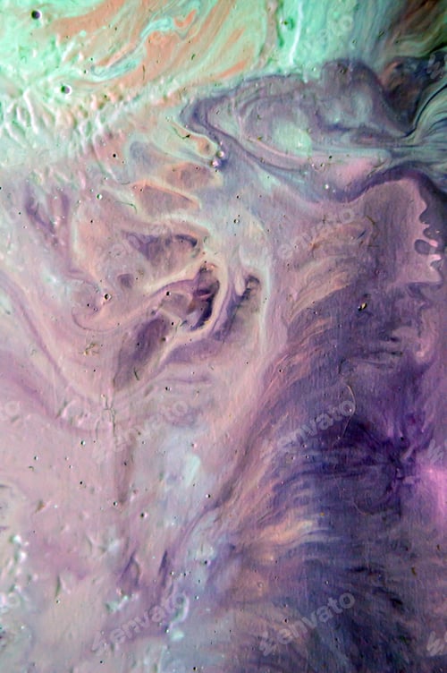 Preview: Acrylic, Paint, Abstract. Closeup Of The Painting. Colorful Abstract Painting Background