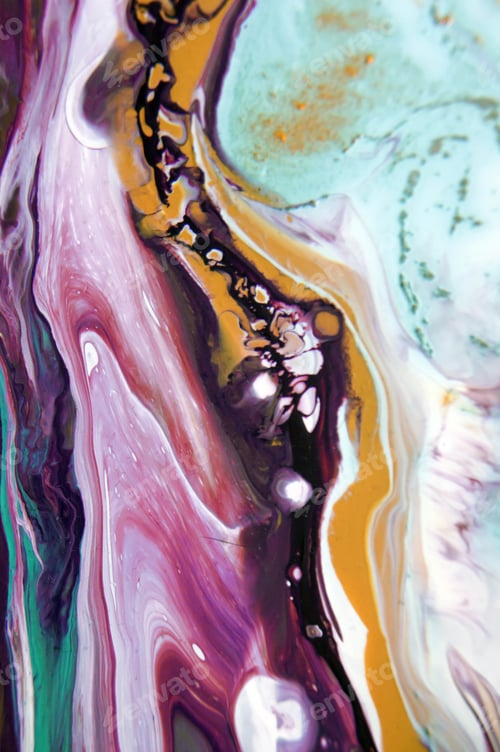 Preview: Marbling. Marble Texture. Paint Splash. Colorful Fluid. Abstract Colored Background. Raster