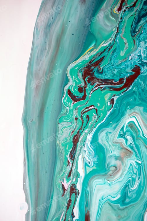 Preview: Acrylic, Paint, Abstract. Closeup Of The Painting. Colorful Abstract Painting Background