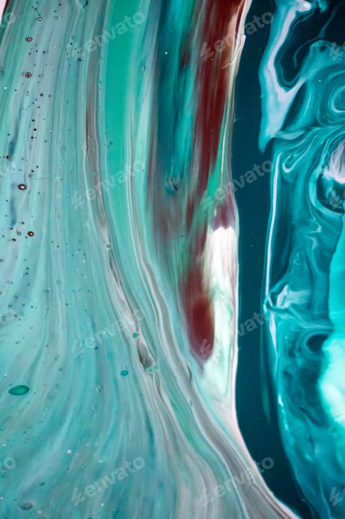 Preview: Acrylic, Paint, Abstract. Closeup Of The Painting. Colorful Abstract Painting Background