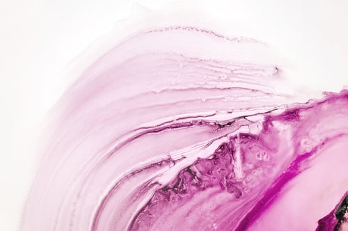 Preview: Abstract Pink and Purple Ink Flowing on White