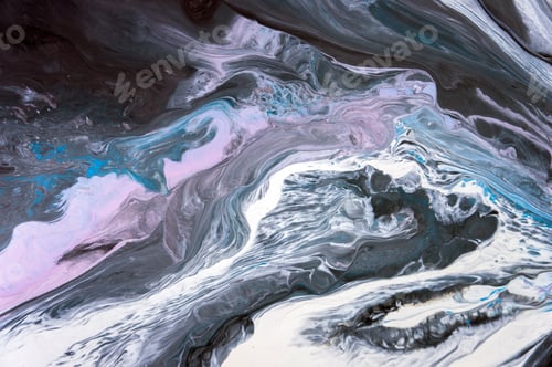 Preview: Acrylic, Paint, Abstract. Closeup Of The Painting. Colorful Abstract Painting Background