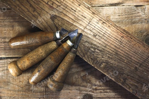 Preview: Tools Of The Woodcarver. Old