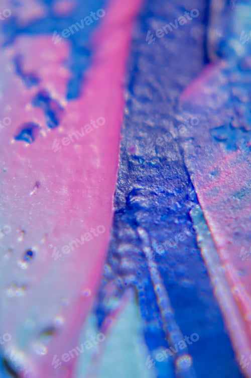 Preview: Fragment. Multicolored Texture Painting. Abstract Art Background. Oil On Canvas. Rough Brushstrokes