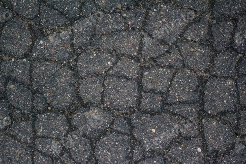 Preview: Old Asphalt Texture. Grey Background