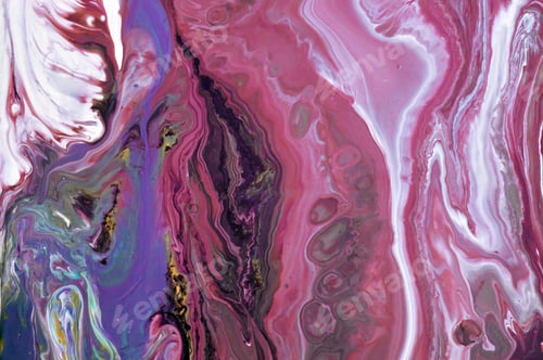 Preview: Marbling. Marble Texture. Paint Splash. Colorful Fluid. Abstract Colored Background. Raster
