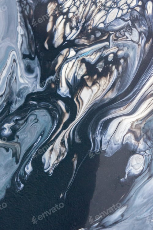 Preview: Acrylic, Paint, Abstract. Closeup Of The Painting. Colorful Abstract Painting Background