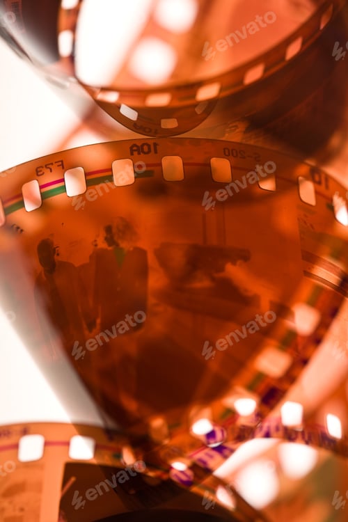 Preview: 35 Mm Film Background. Close Up . Small Dof